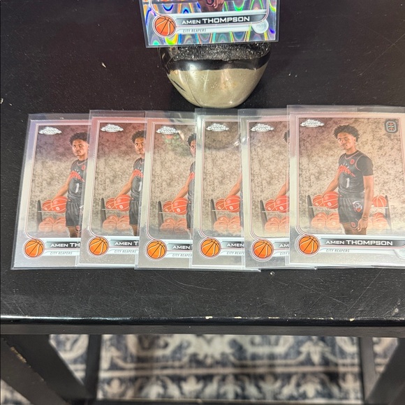 Amen Thompson - Topps Chrome 2022/23 OTE - Lot of (7) Gem Mint 10 - Picture 2 of 6